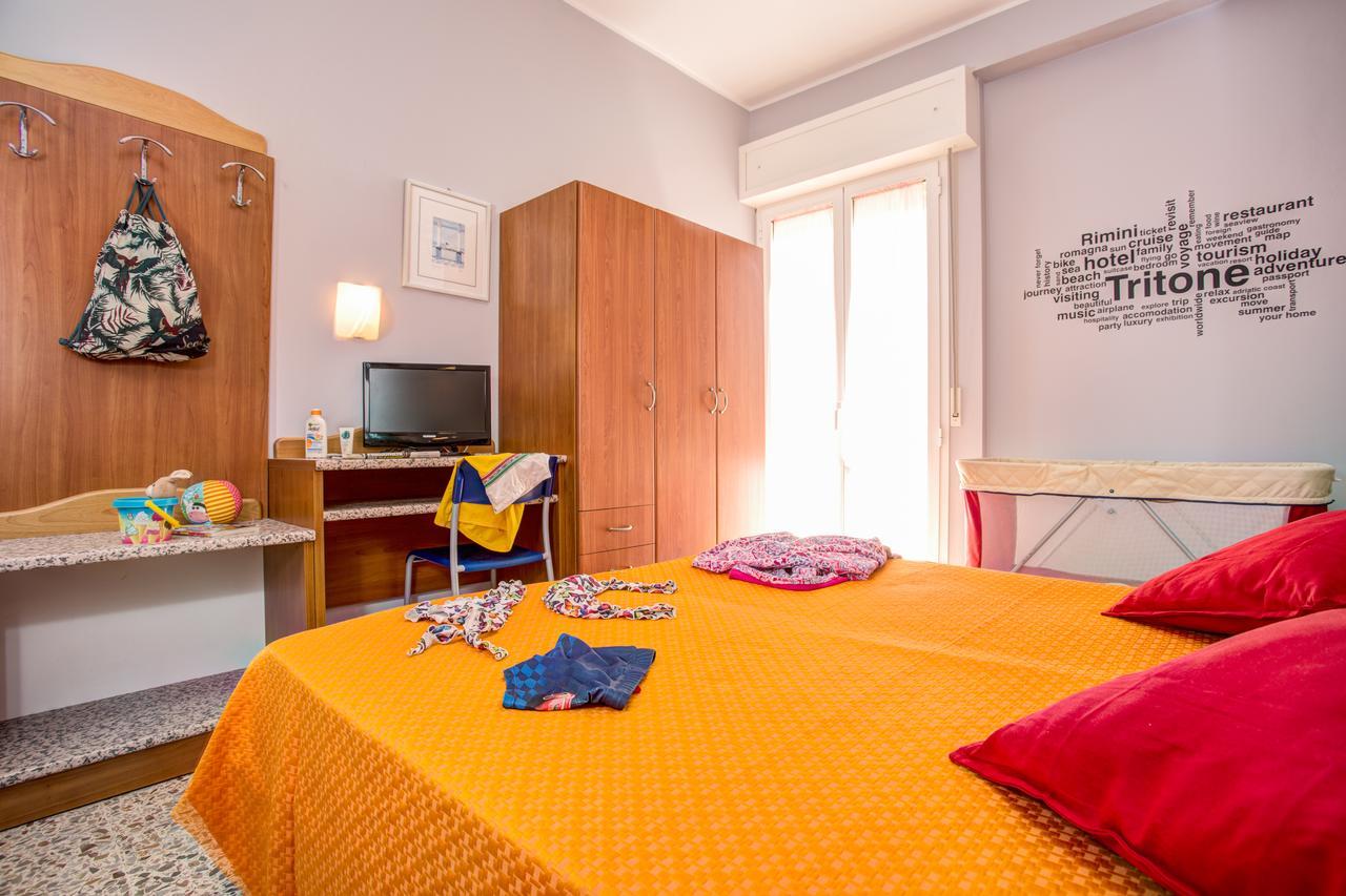 Hotel Tritone ريميني المظهر الخارجي الصورة