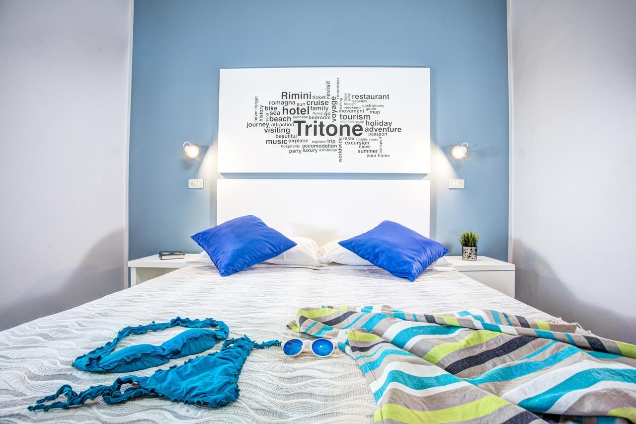 Hotel Tritone ريميني المظهر الخارجي الصورة