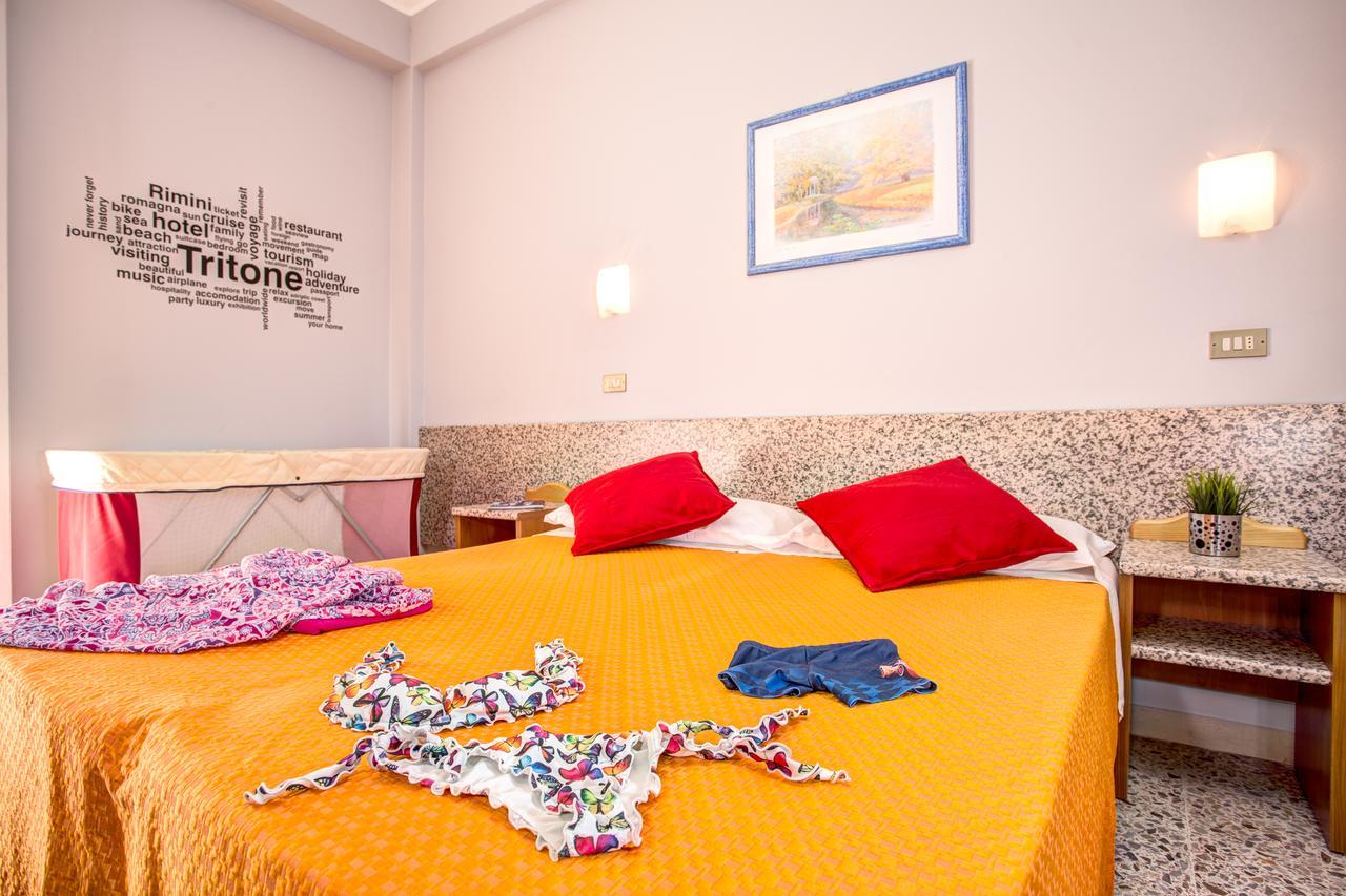 Hotel Tritone ريميني المظهر الخارجي الصورة